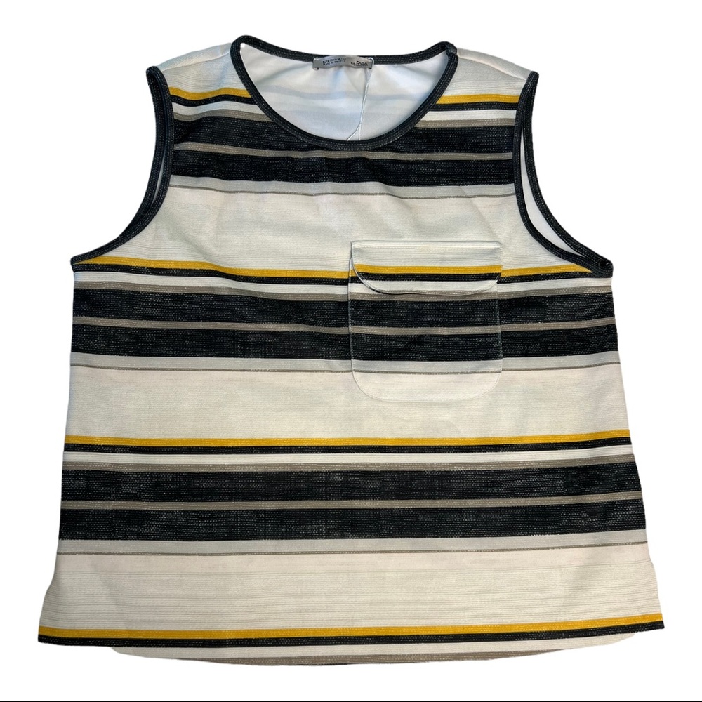 ZARA || Tank Top with front pocket Medium